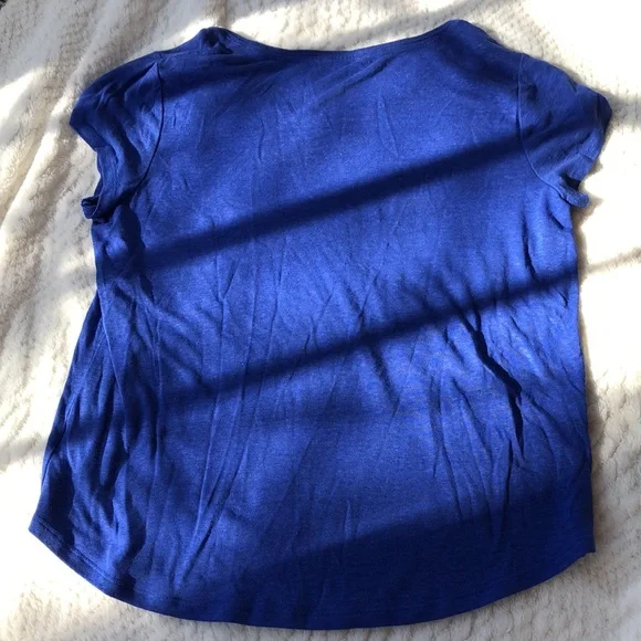 Simply Vera Wang Royal Blue Shirt - Picture 3 of 3